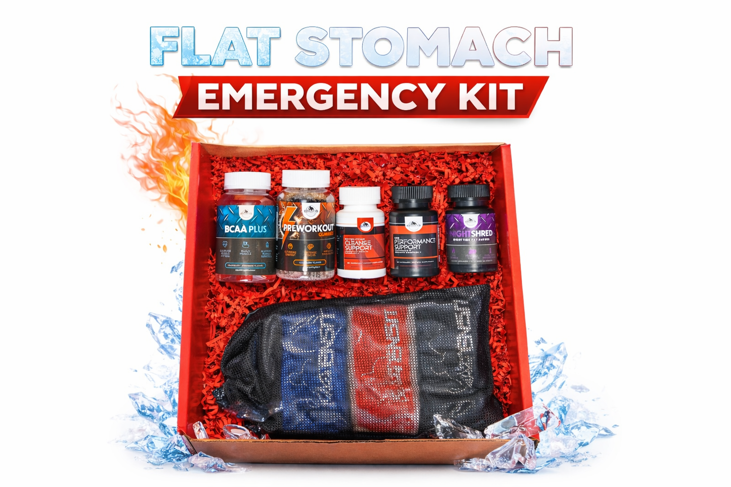 Flat Stomach Emergency Kit Plus Resistance Bands