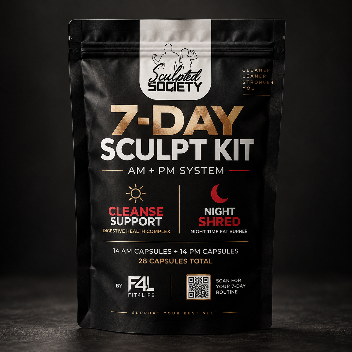 7-DAY SCULPT ROUTINE Bloat Reducer + Nighttime Fat Burner